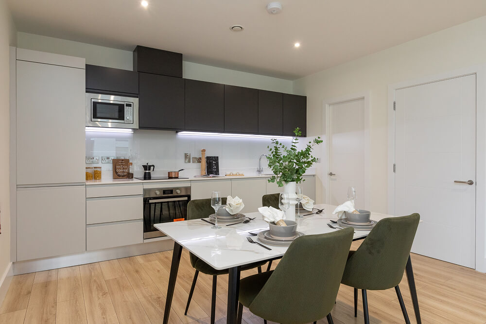 Castleview apartment kitchen
