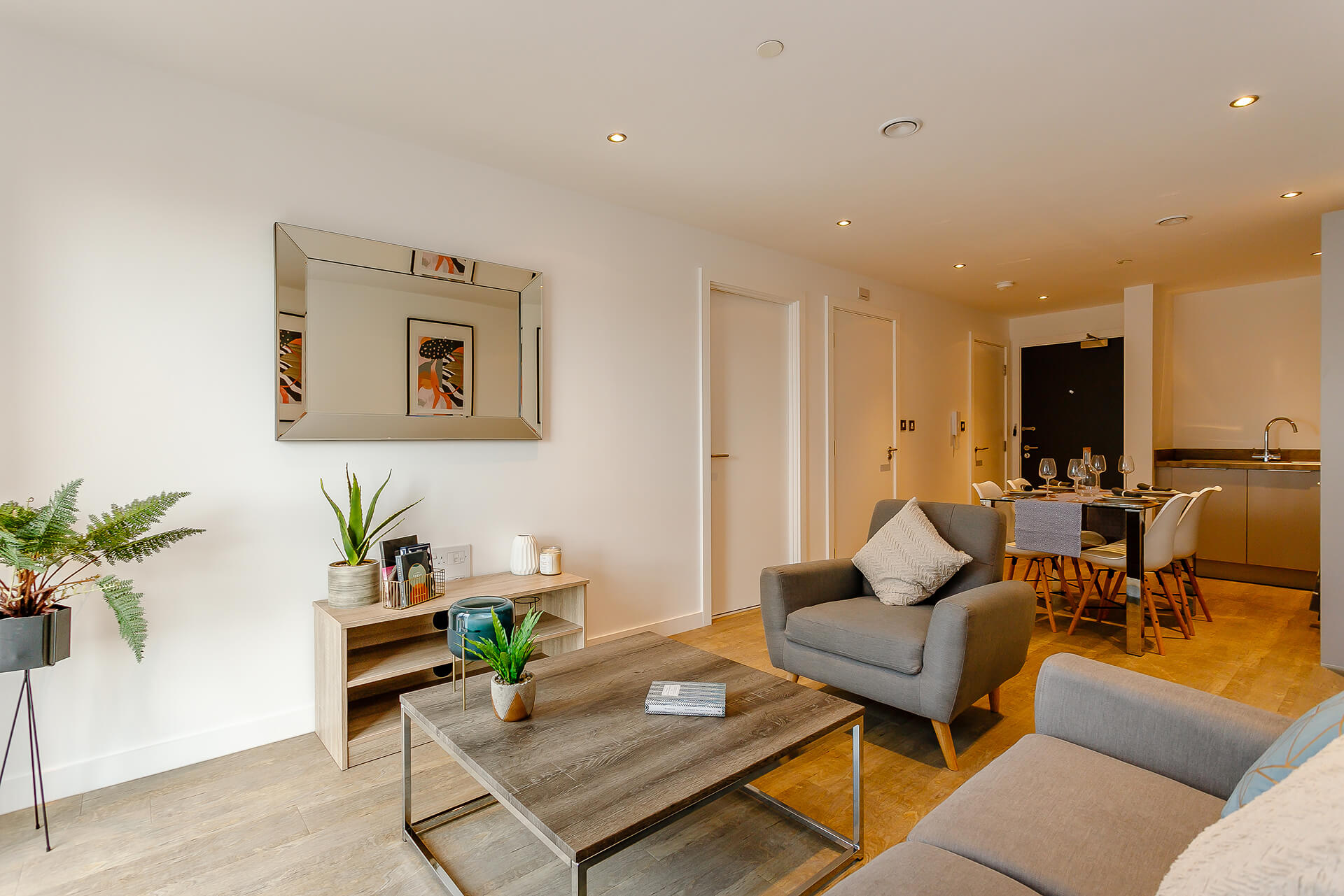 Interior of Birmingham apartment