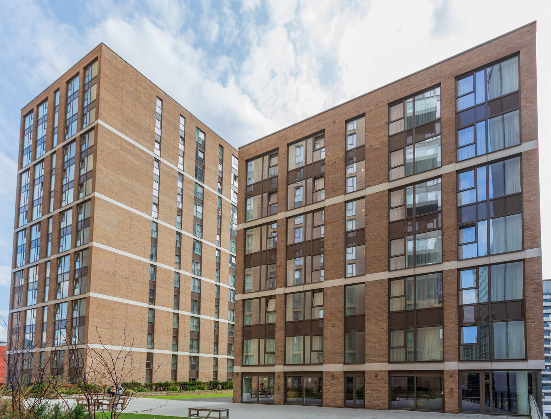 Birmingham apartment exteriors