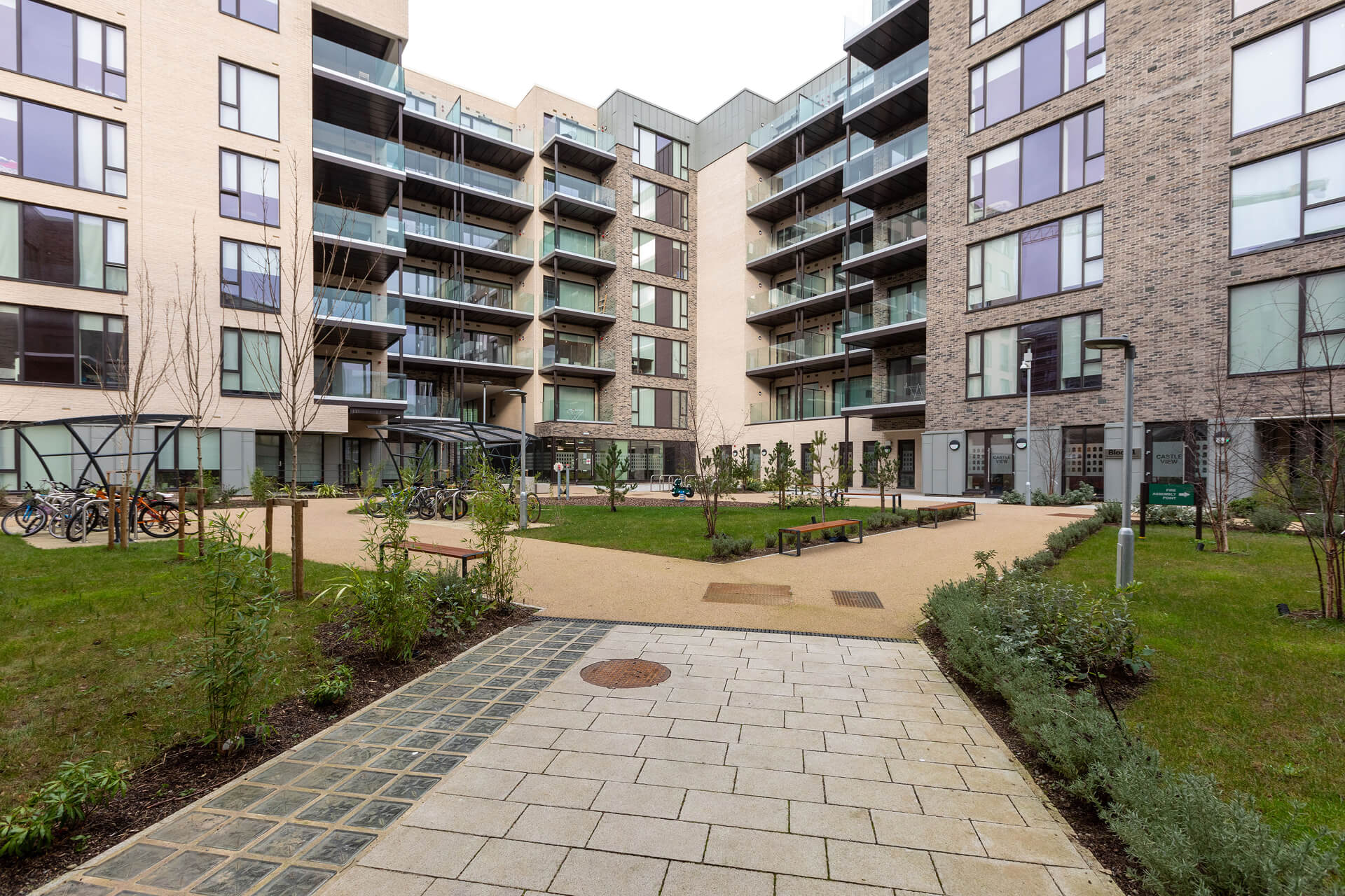 Dublin apartment building exterior