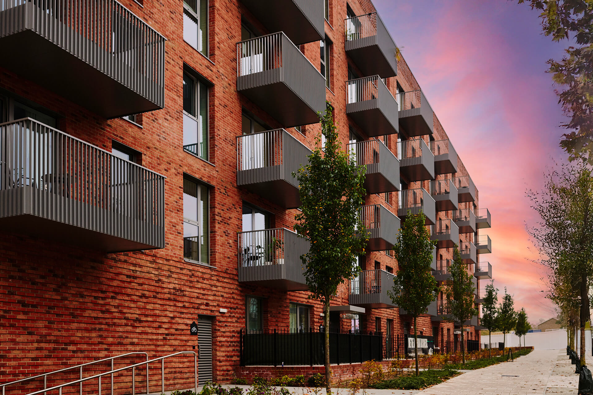 Uncle Deptford building exterior with balconies