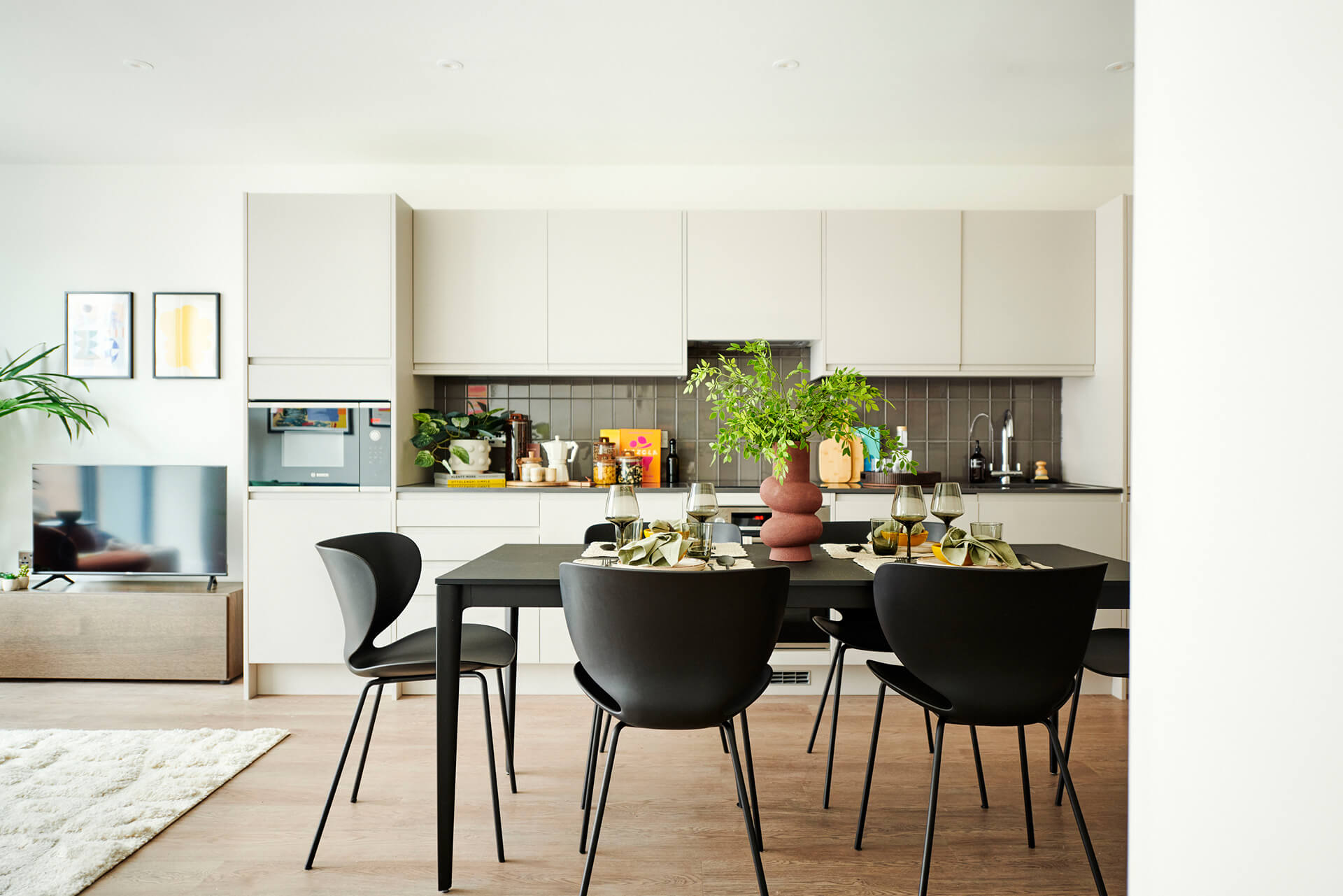 Uncle Leeds apartment kitchen table