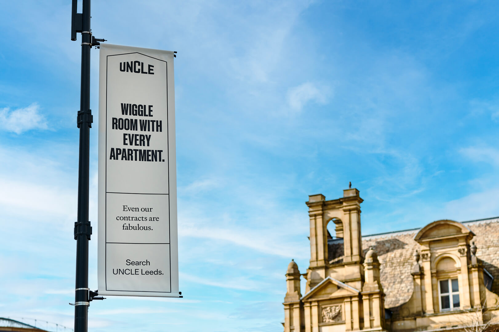 Uncle sign in Leeds city