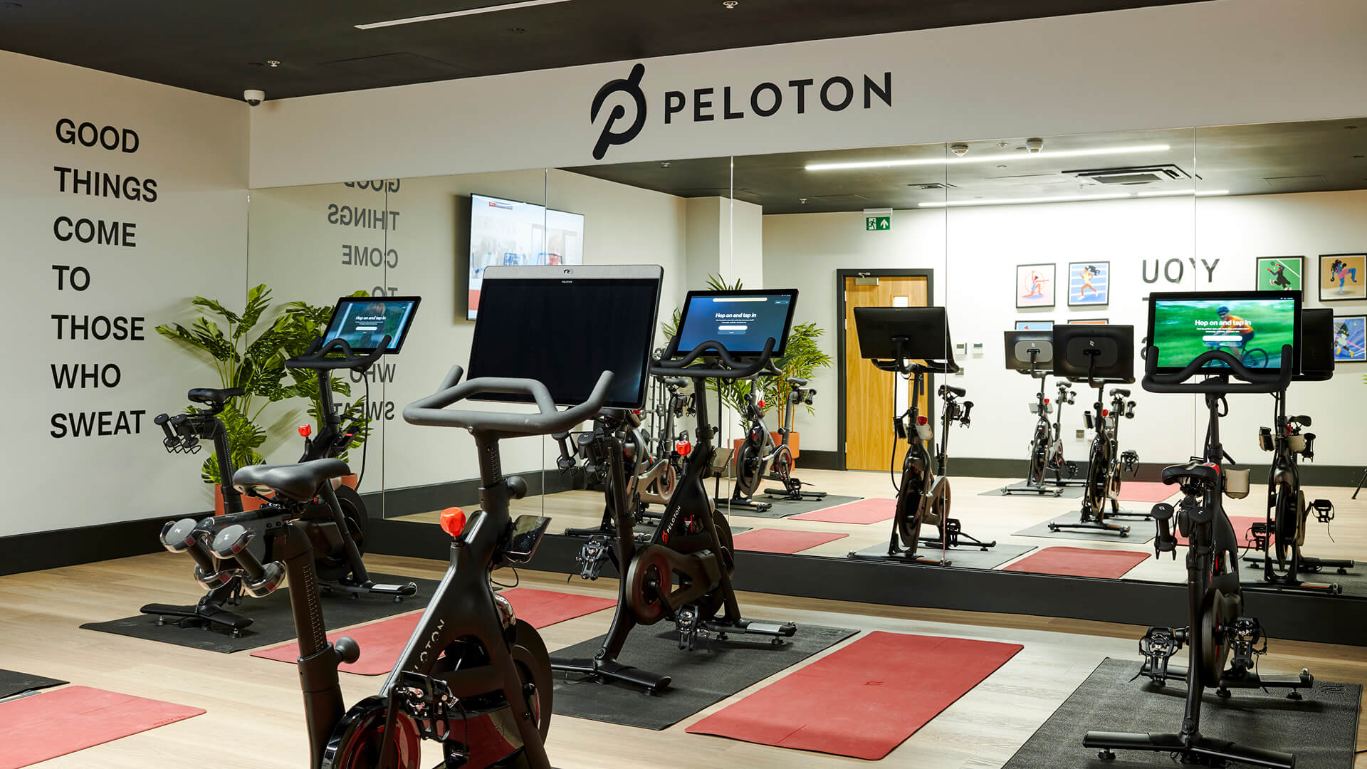Uncle Leeds peloton room
