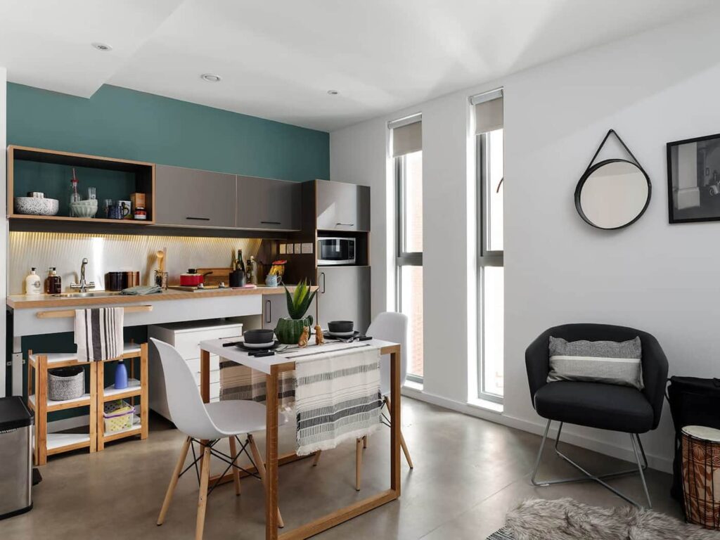 Ravenscourt House student accommodation apartment interior
